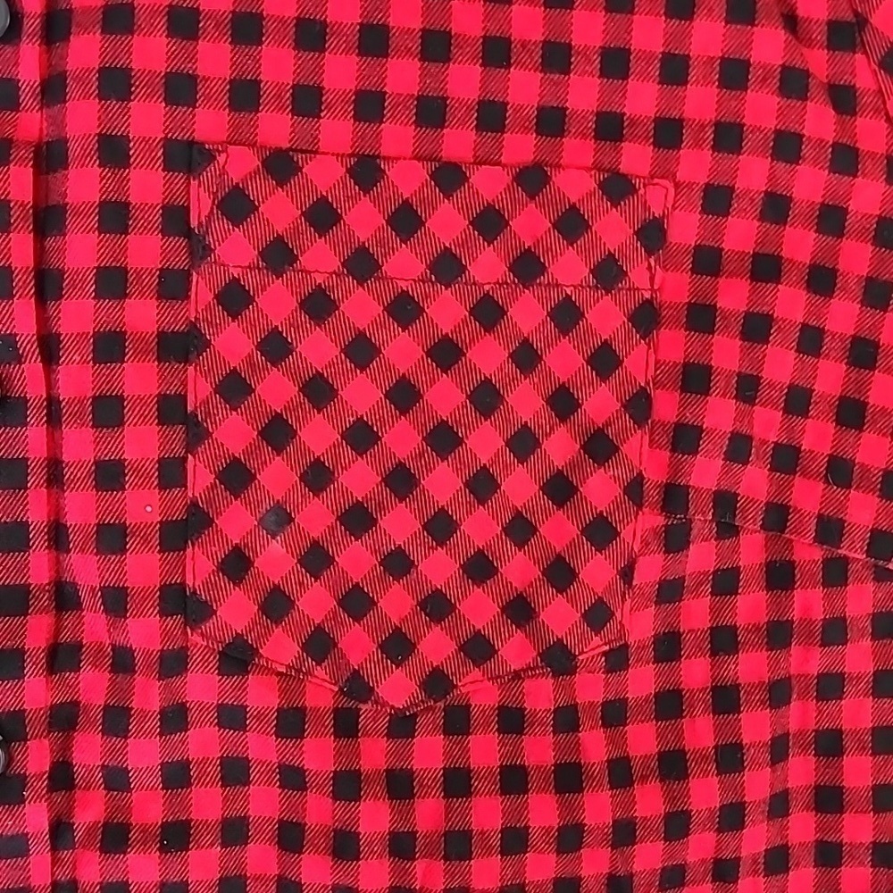 NWT Christopher & Banks Flannel Sz Petite Large - Picture 2 of 4